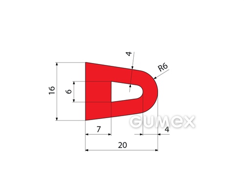 SILIKÓNOVÉ PROFILY TVARU "D"